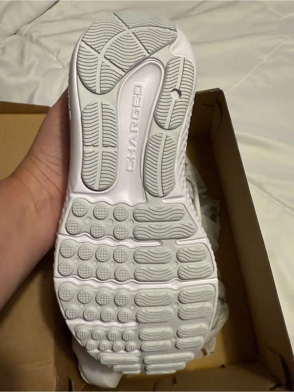 Under Armour Women’s White Mesh Trainer Sneakers